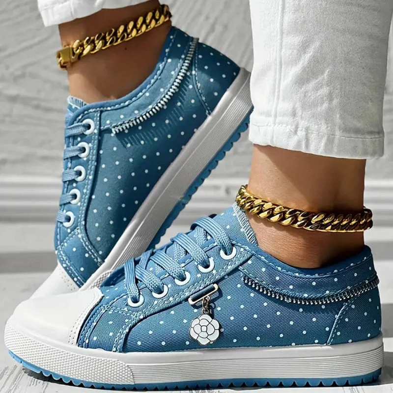 Caro | Elegant Floral Sneakers