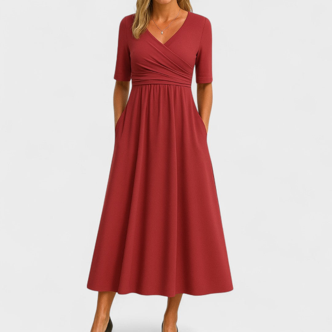 Eleanor Dress - Red