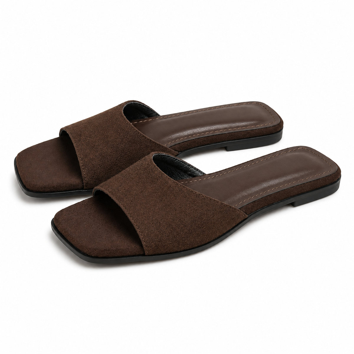 Sienna™ | Soft Suede-Look Slide Sandals