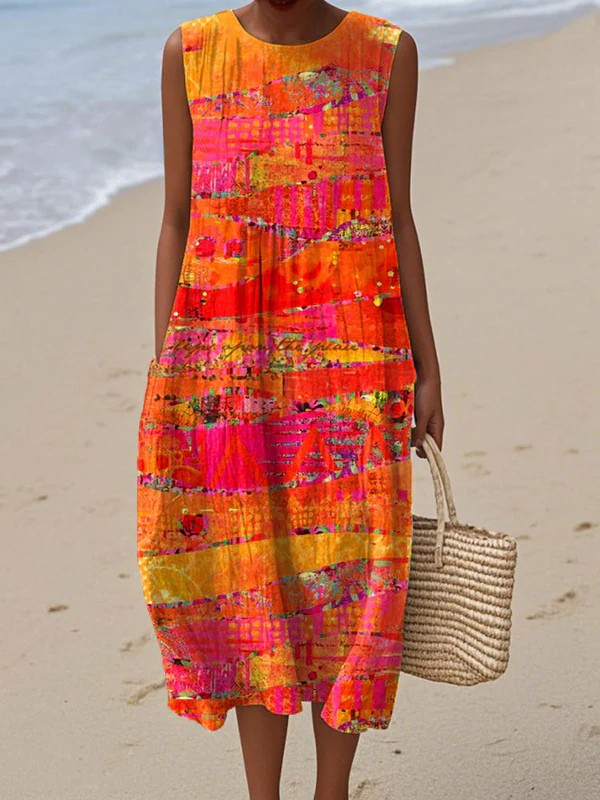 Rue Sunset Midi Dress