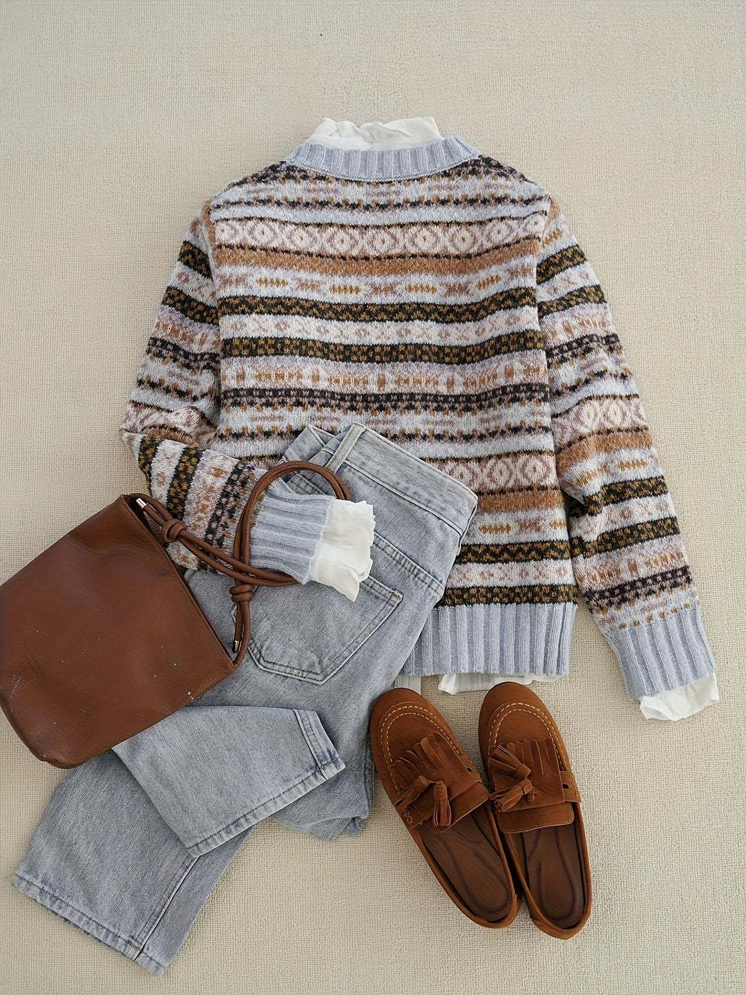 Ruby | Colourblock Raglan-Sleeve Jumper