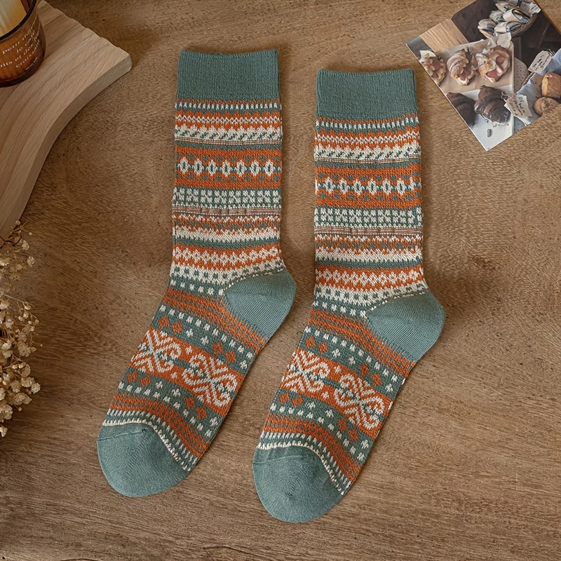 Wren | 5-Pack Retro Melange Ankle Socks