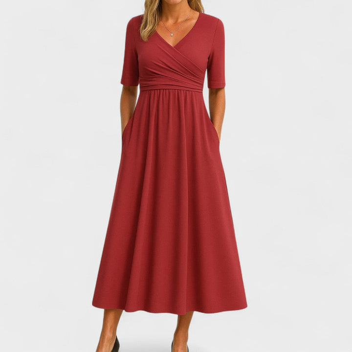 Eleanor Dress - Red