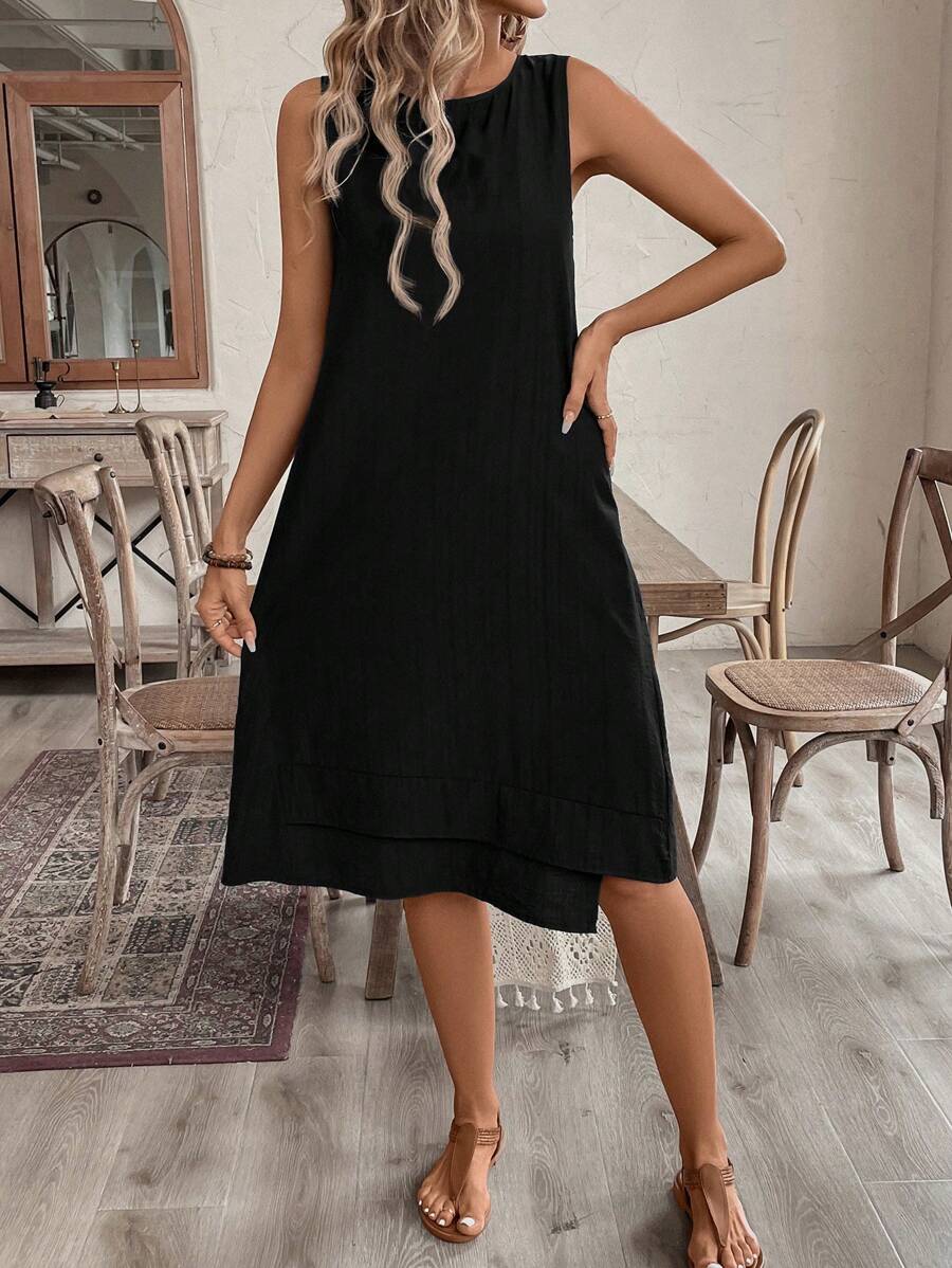 Emery | Sleeveless A-Line Summer Dress