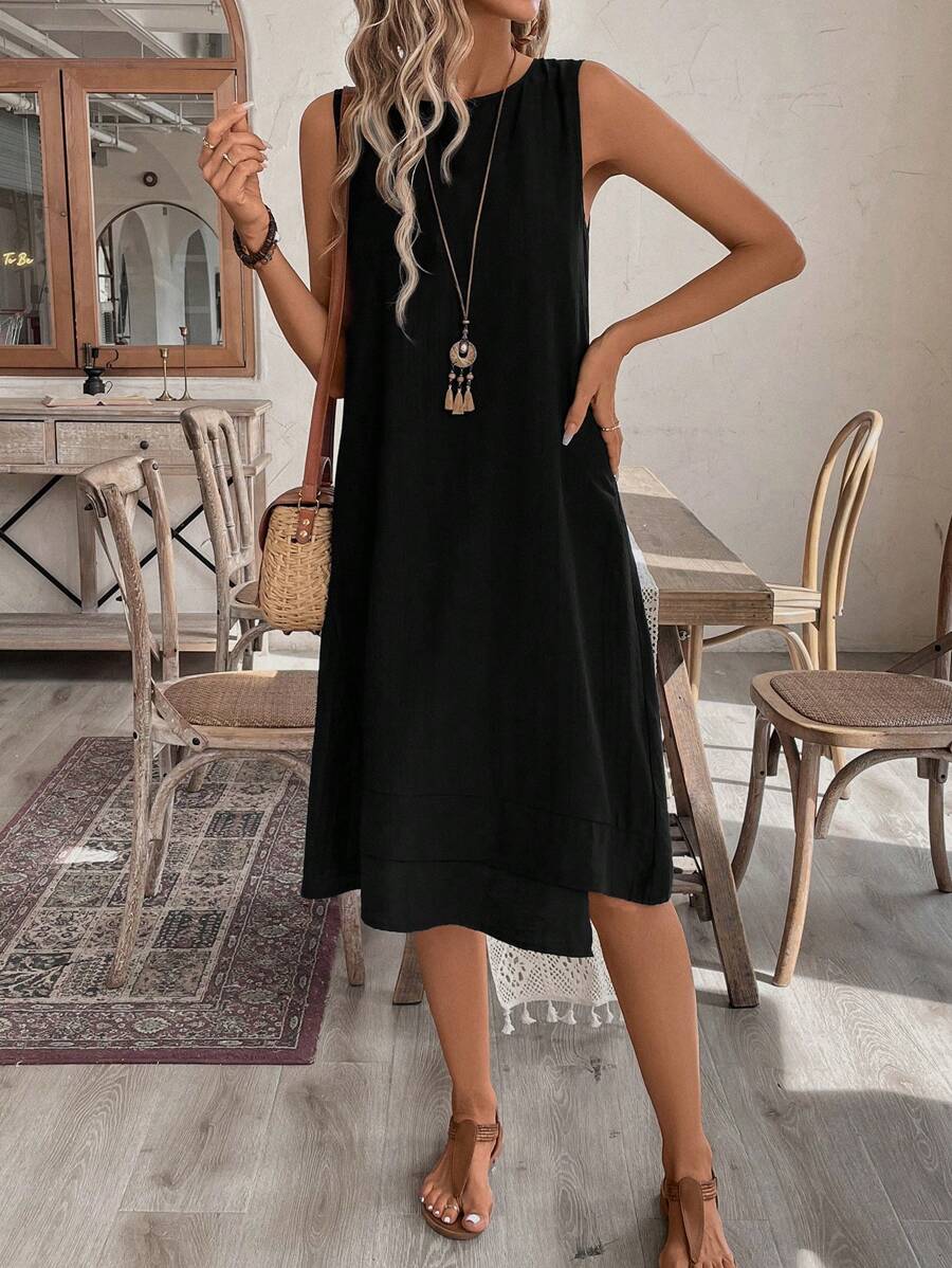 Emery | Sleeveless A-Line Summer Dress