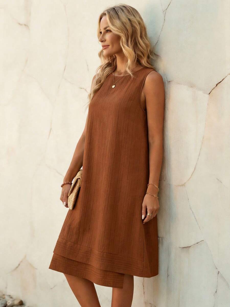 Emery | Sleeveless A-Line Summer Dress
