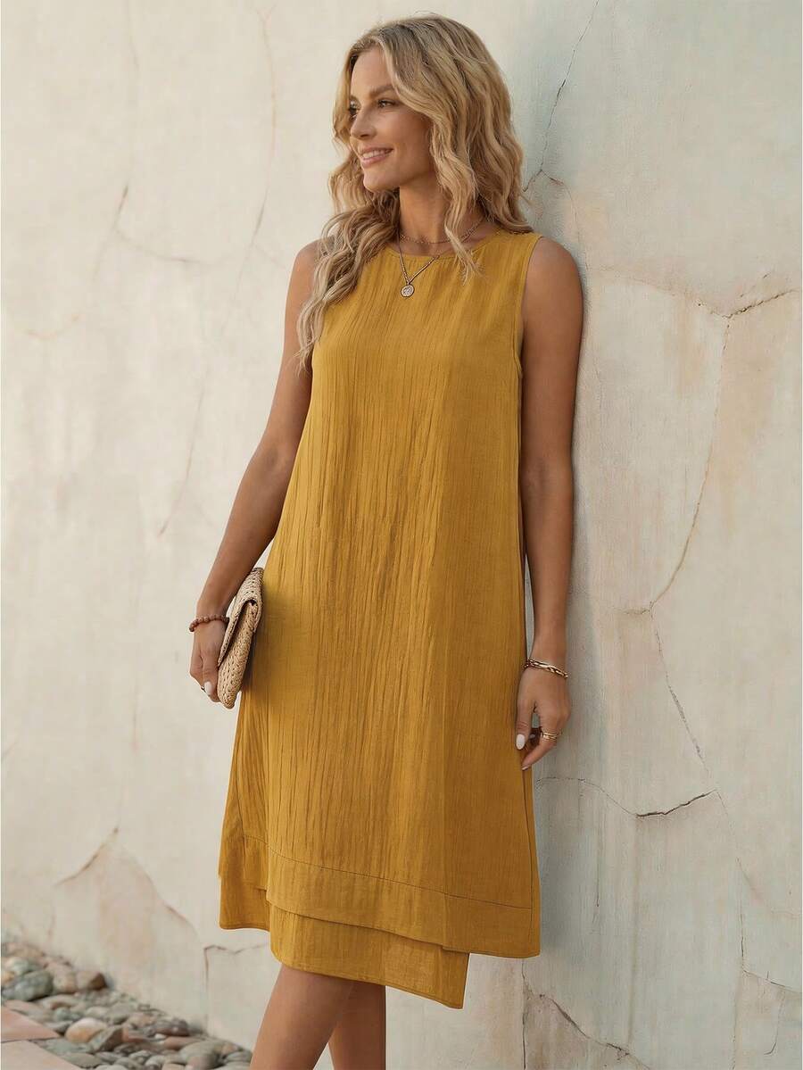 Emery | Sleeveless A-Line Summer Dress
