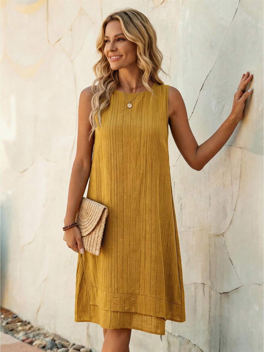 Emery | Sleeveless A-Line Summer Dress