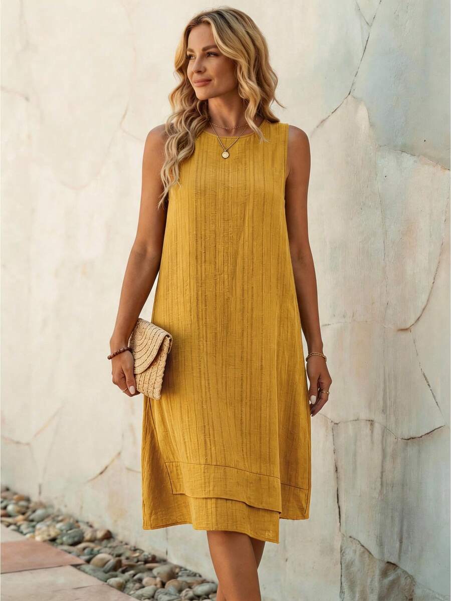 Emery | Sleeveless A-Line Summer Dress