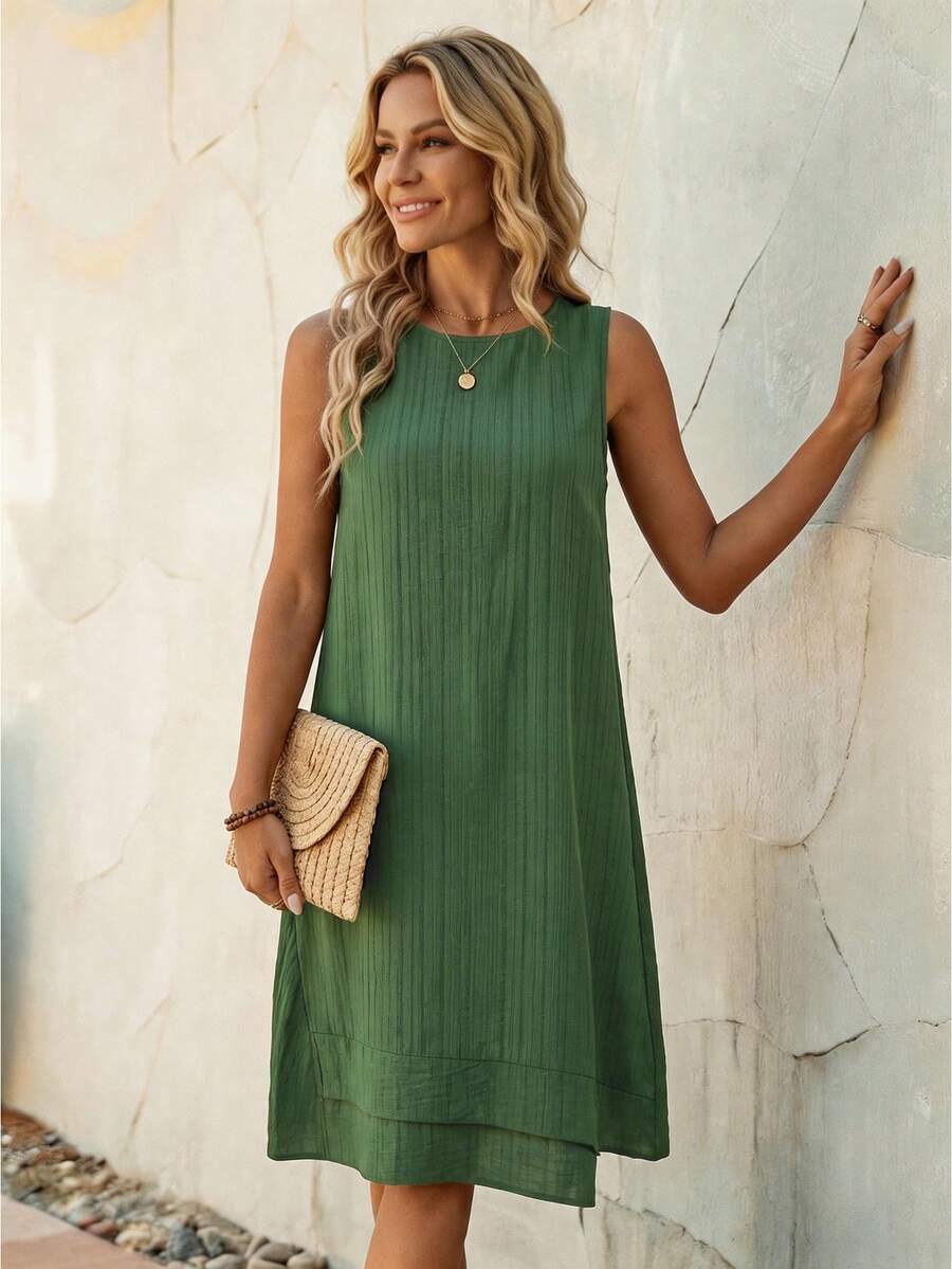 Emery | Sleeveless A-Line Summer Dress
