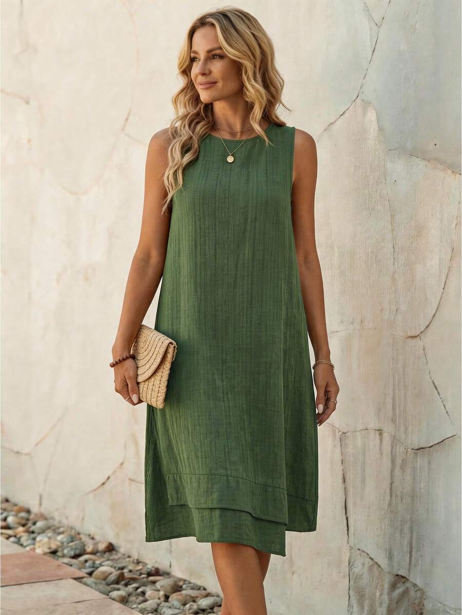 Emery | Sleeveless A-Line Summer Dress