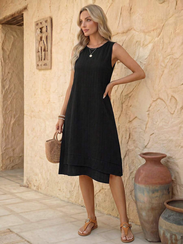 Emery | Sleeveless A-Line Summer Dress
