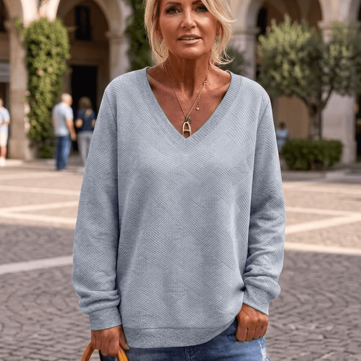 Isla | V-Neck Everyday Sweatshirt
