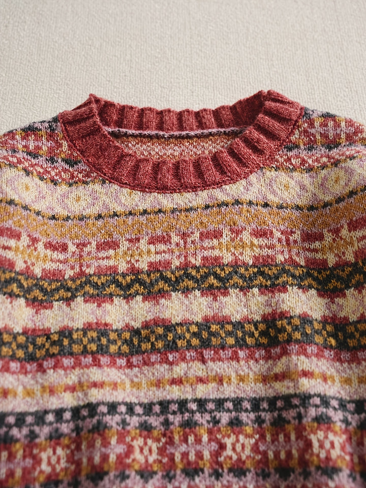 Ruby | Colourblock Raglan-Sleeve Jumper
