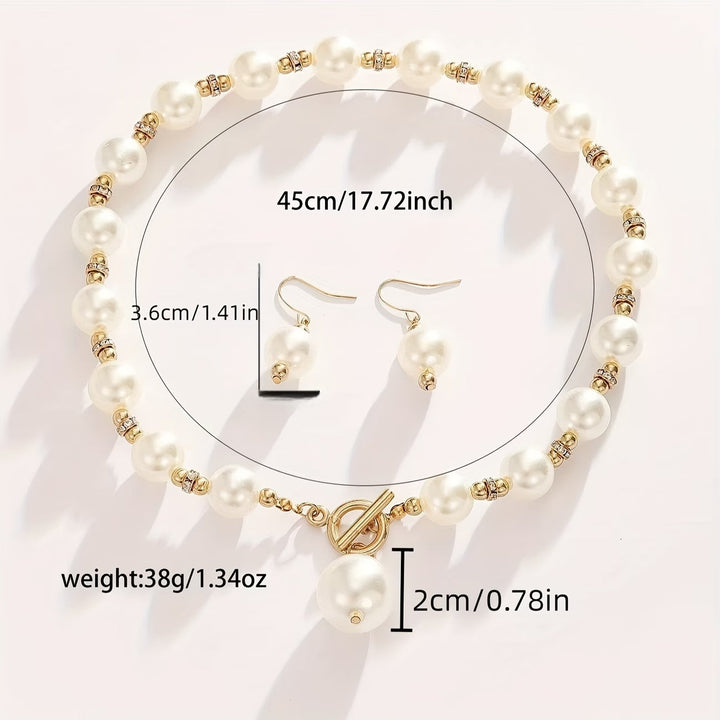Chunky Pearl Necklace Set