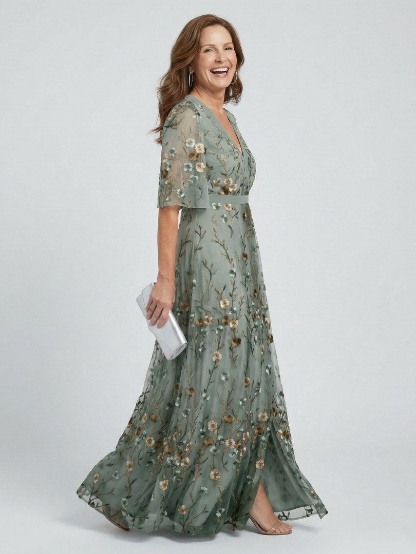Selora | Halter Bloom Flow Maxi Dress.