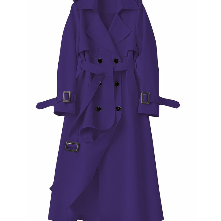Charlotte | British-Style Double-Breasted Trench Coat