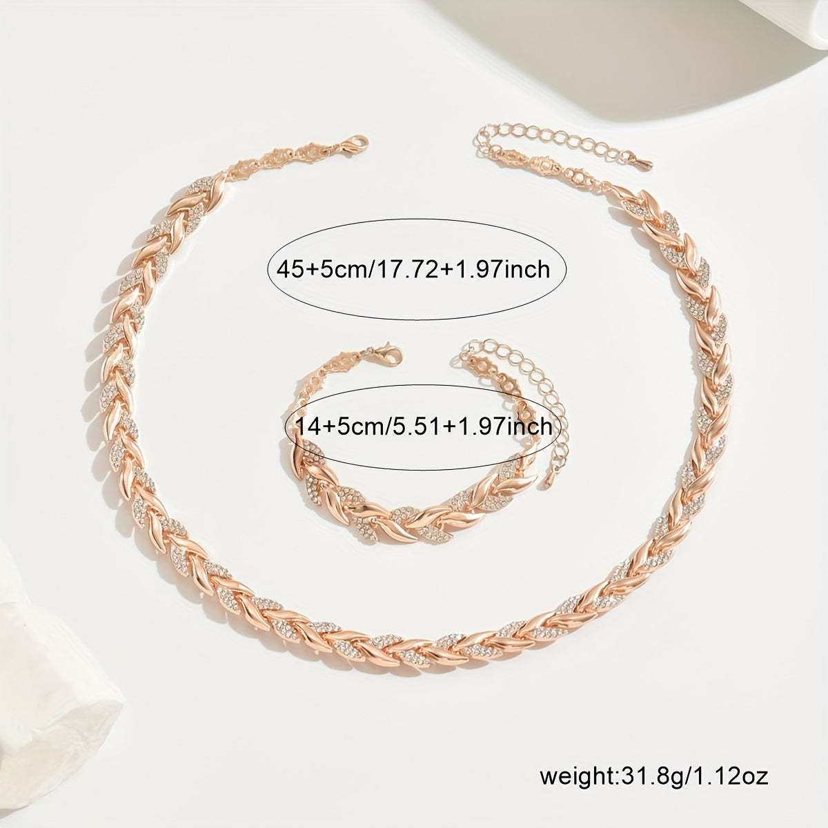 Sophisticated Fishtail Jewelry Set