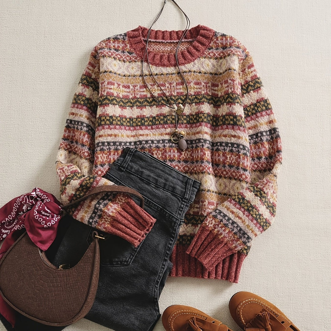 Ruby | Colourblock Raglan-Sleeve Jumper