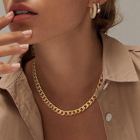 Prestige Chunky Gold Necklace