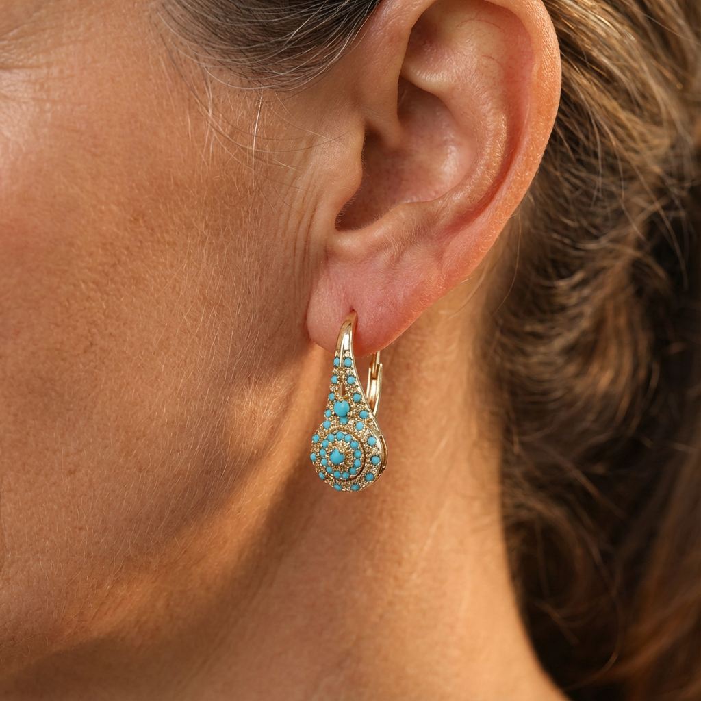 Elegant Pearl Bloom Earrings