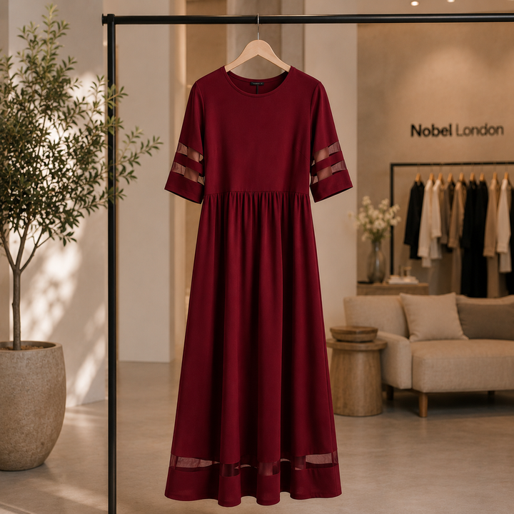 Aubrey – Flattering Tummy-Smoothing Midi Dress
