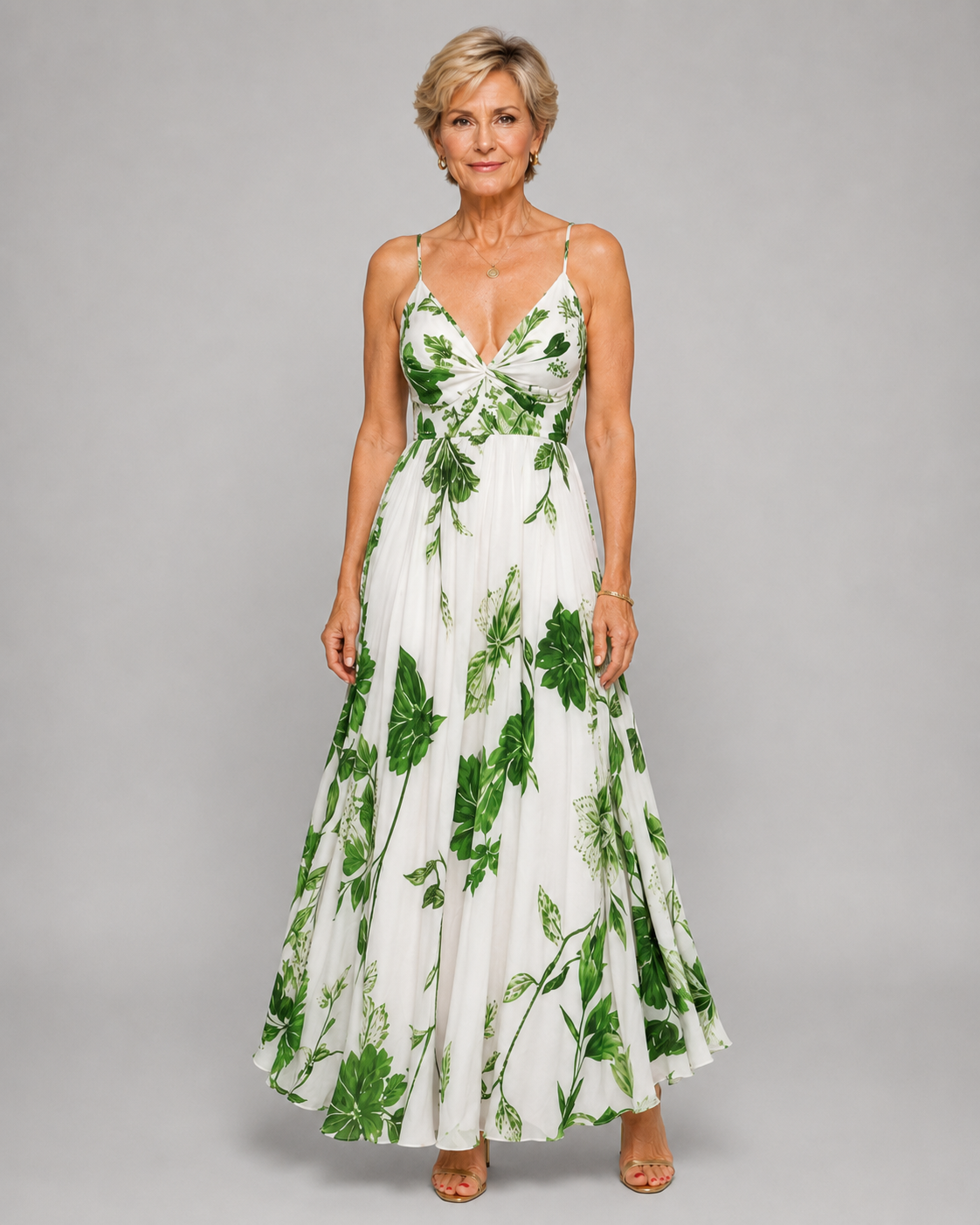 Seraphina | Sunset Floral Maxi Dress