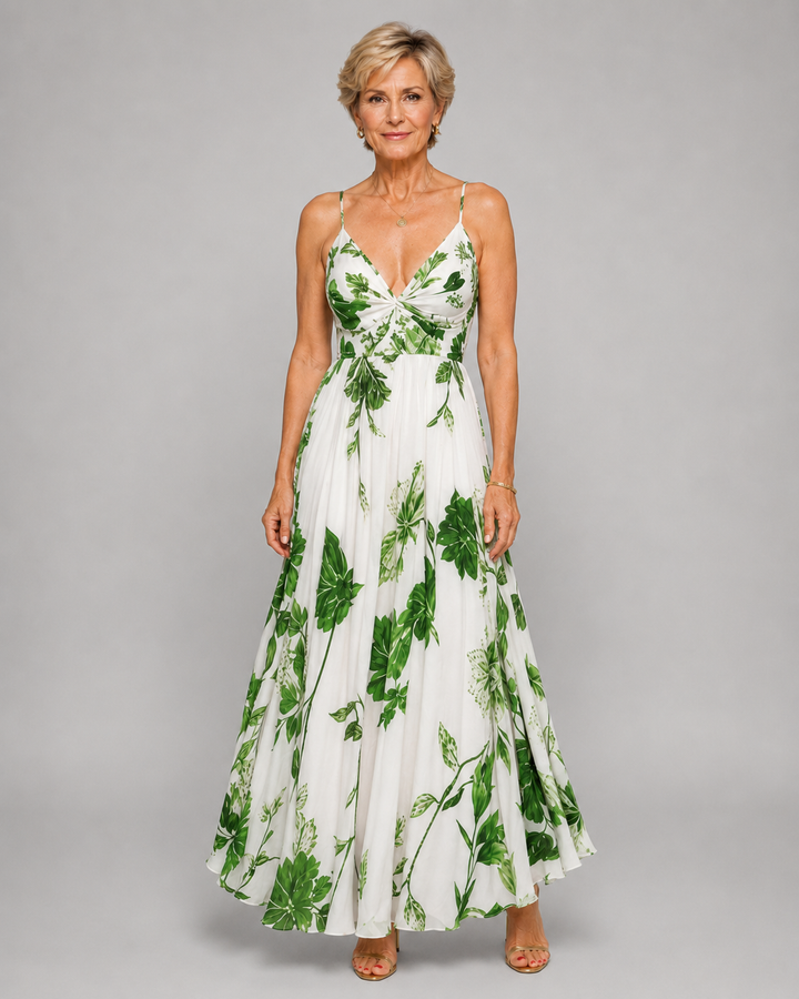 Seraphina | Sunset Floral Maxi Dress