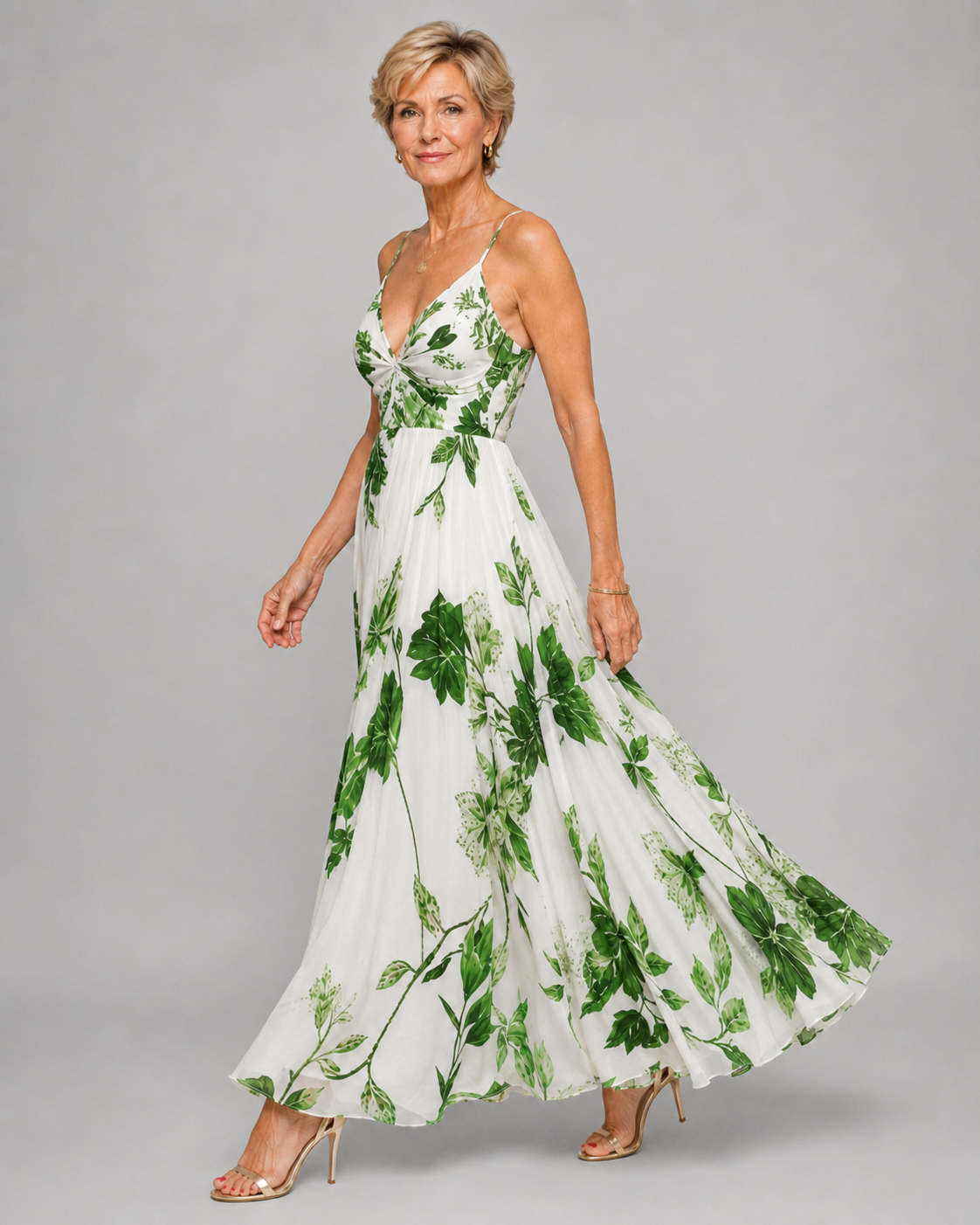 Seraphina | Sunset Floral Maxi Dress