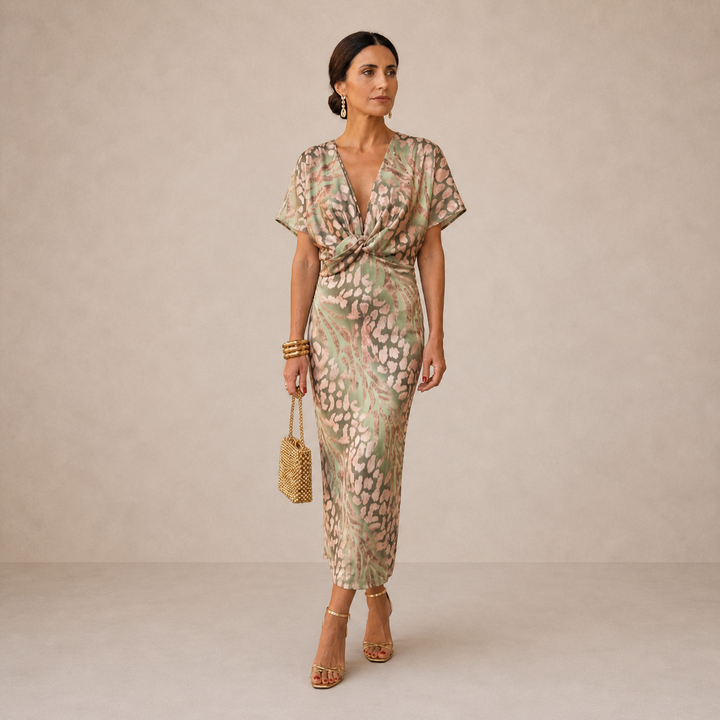 Copper | Elegant Summer Midi Dress