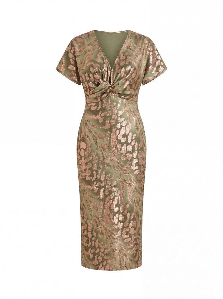 Copper | Elegant Summer Midi Dress