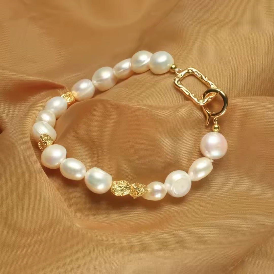 Elegant Baroque Pearls Bracelet