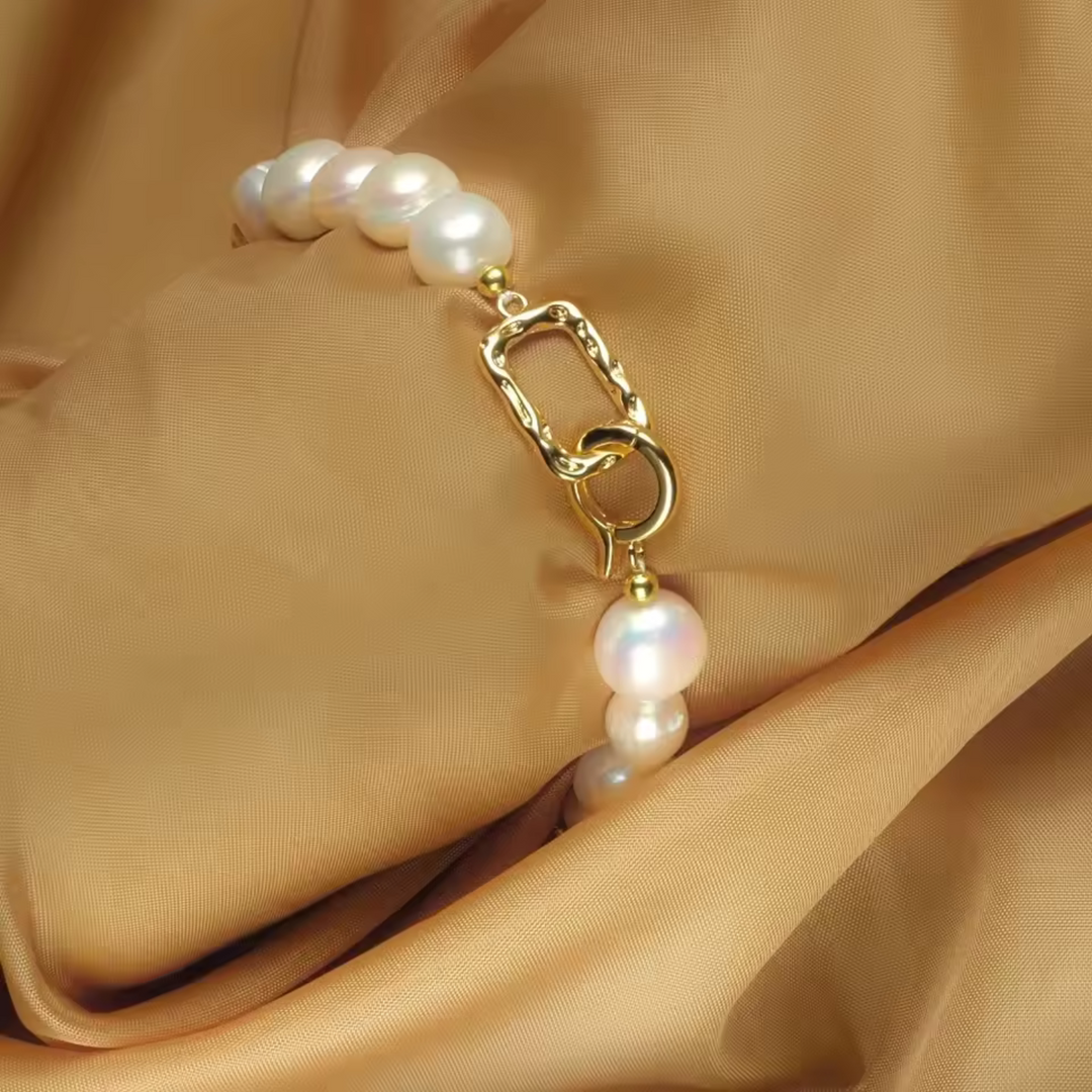 Elegant Baroque Pearls Bracelet