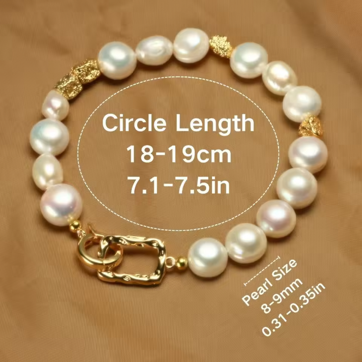 Elegant Baroque Pearls Bracelet