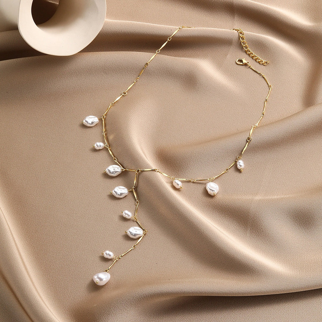 Pearl Magic Waterfall Necklace