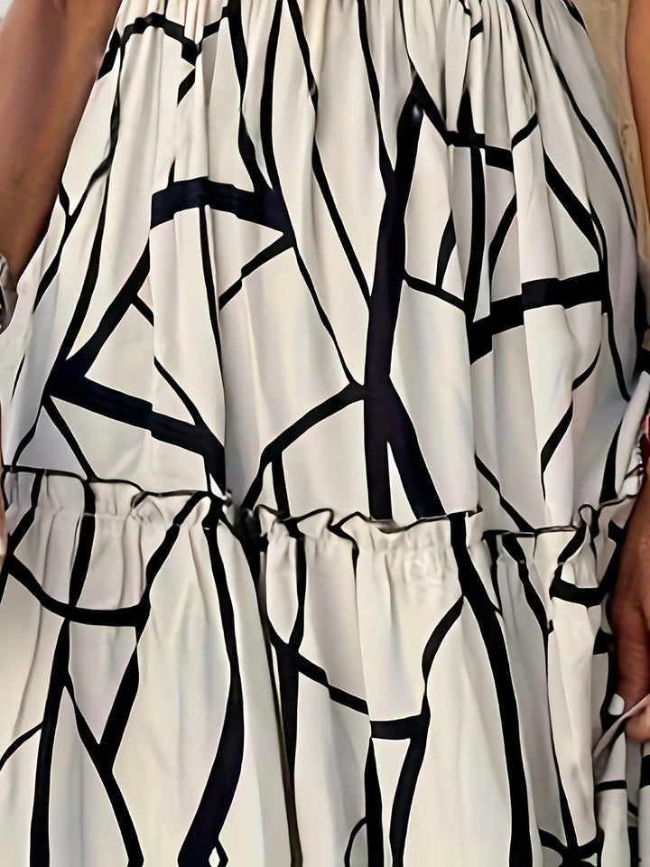 Wren | Ruffled V-Neck Maxi Dress