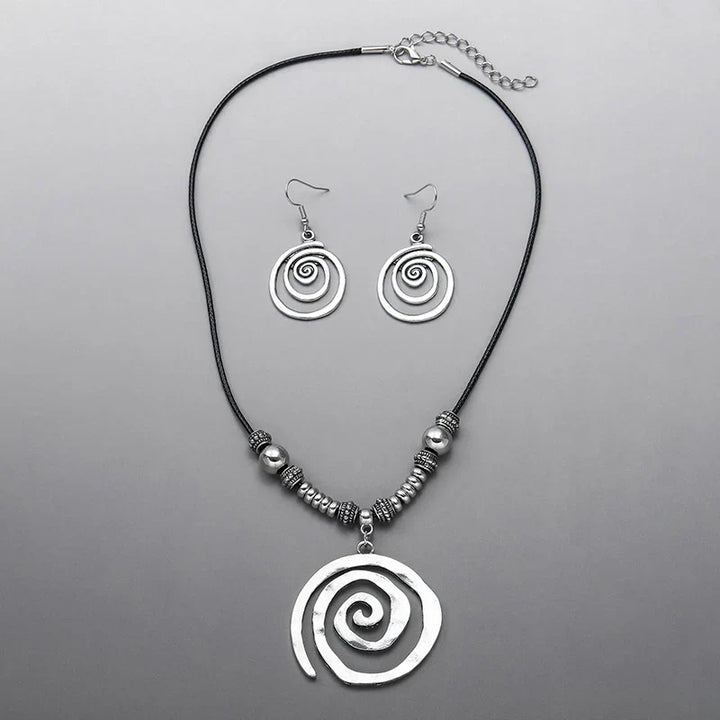 Spiral Vintage Jewelry Set