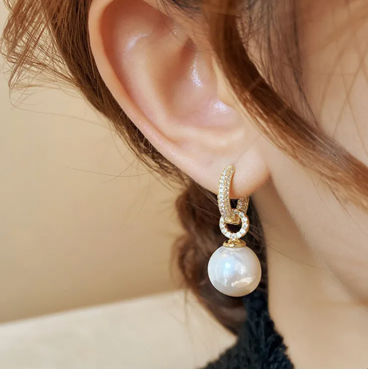 Dazzling Pearl Earrings