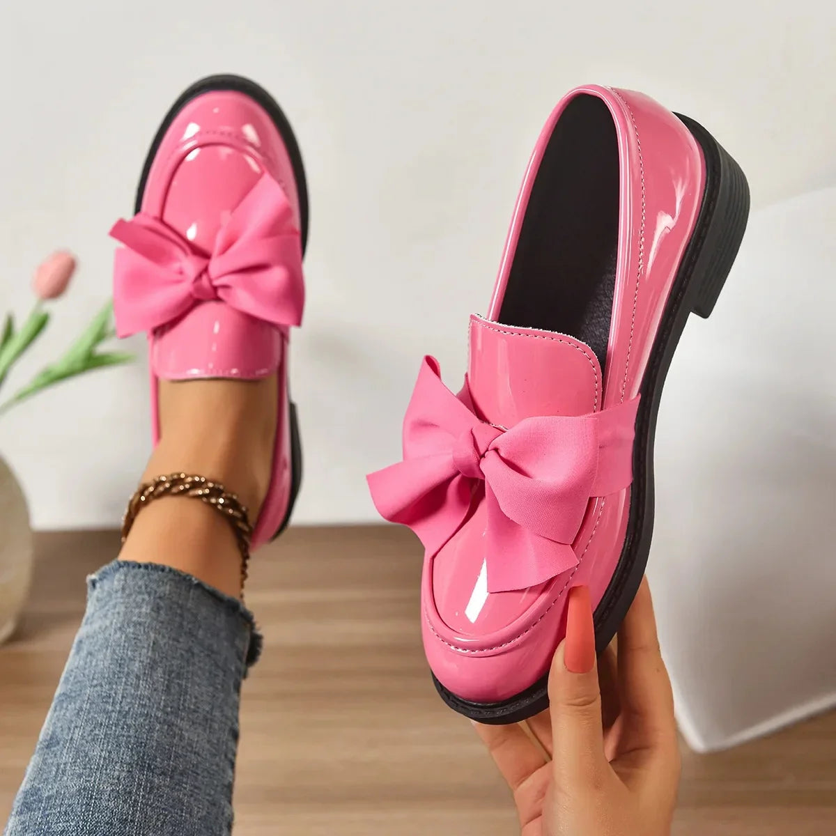Clara Gloss Loafers
