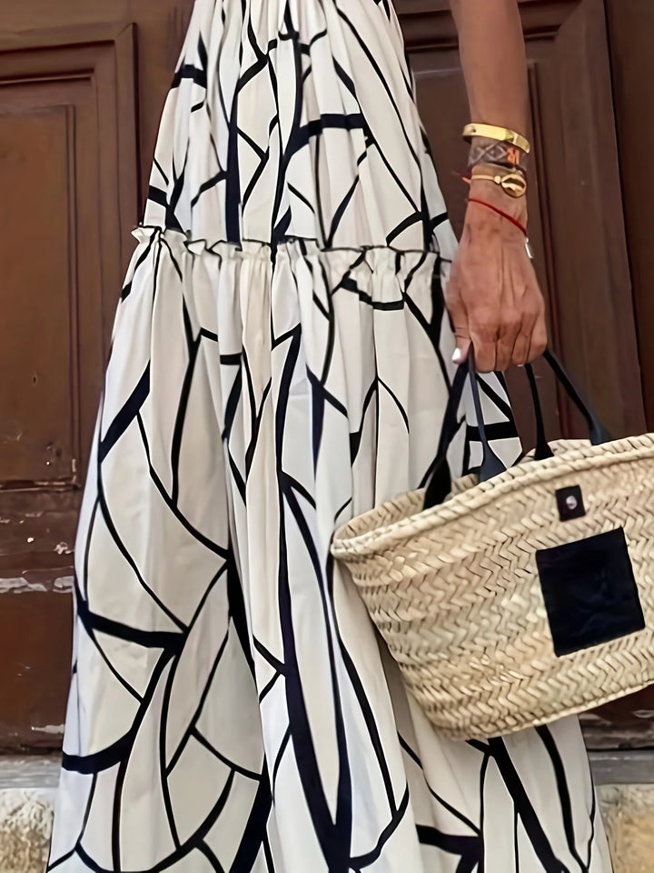 Wren | Ruffled V-Neck Maxi Dress