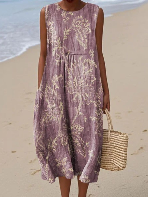 Clover Floral Midi Dress