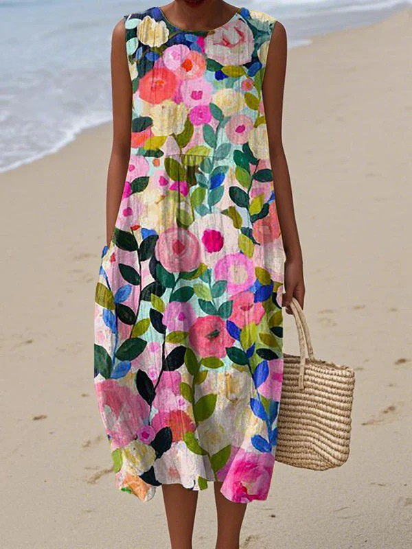 Lola Floral Midi Dress