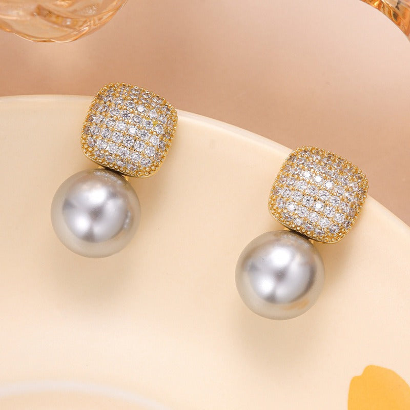 Luxe Statement Pearl Earrings