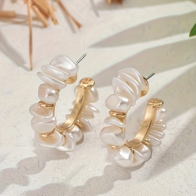 Chunky Pearl Earrings