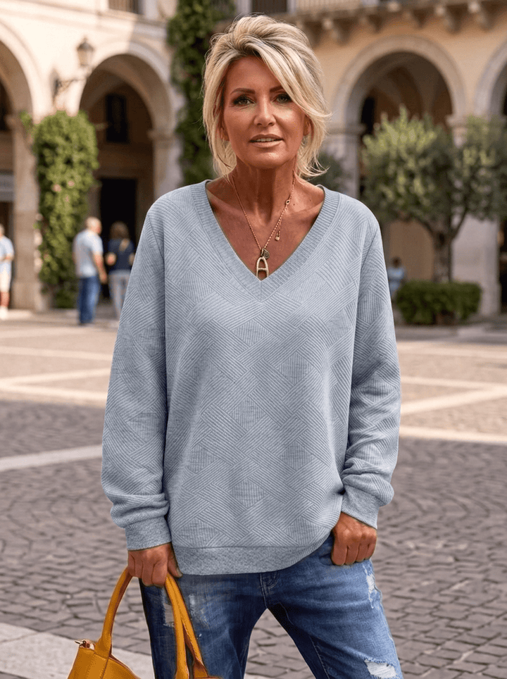 Isla | V-Neck Everyday Sweatshirt
