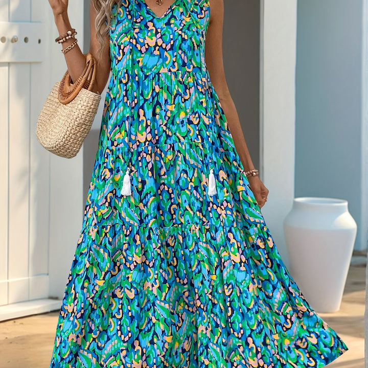Saffron | Fringed Boho Summer Dress