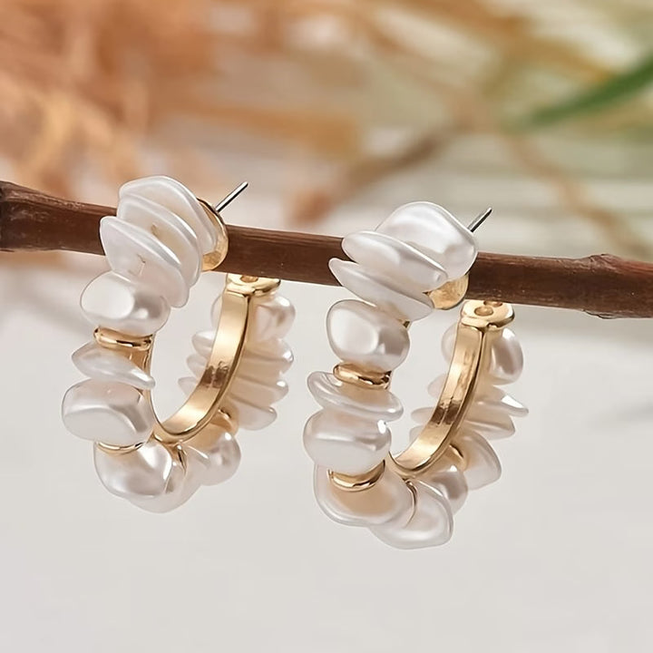 Chunky Pearl Earrings