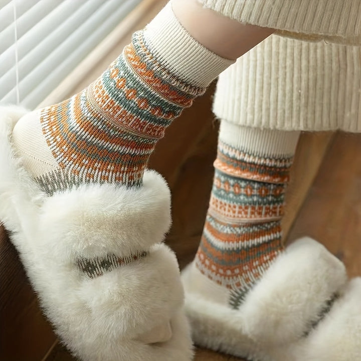 Wren | 5-Pack Retro Melange Ankle Socks