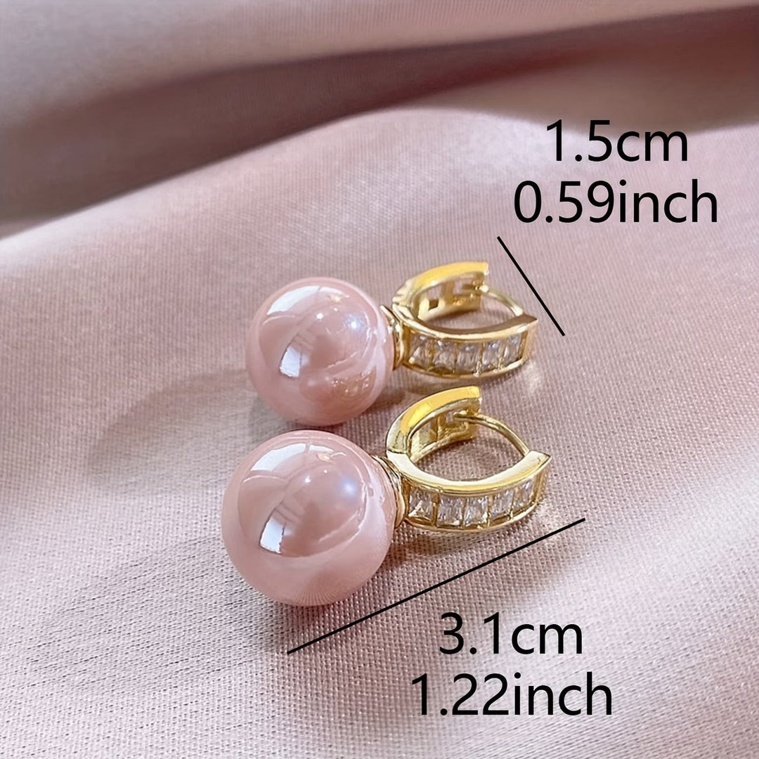 Rose Pearl Earrings