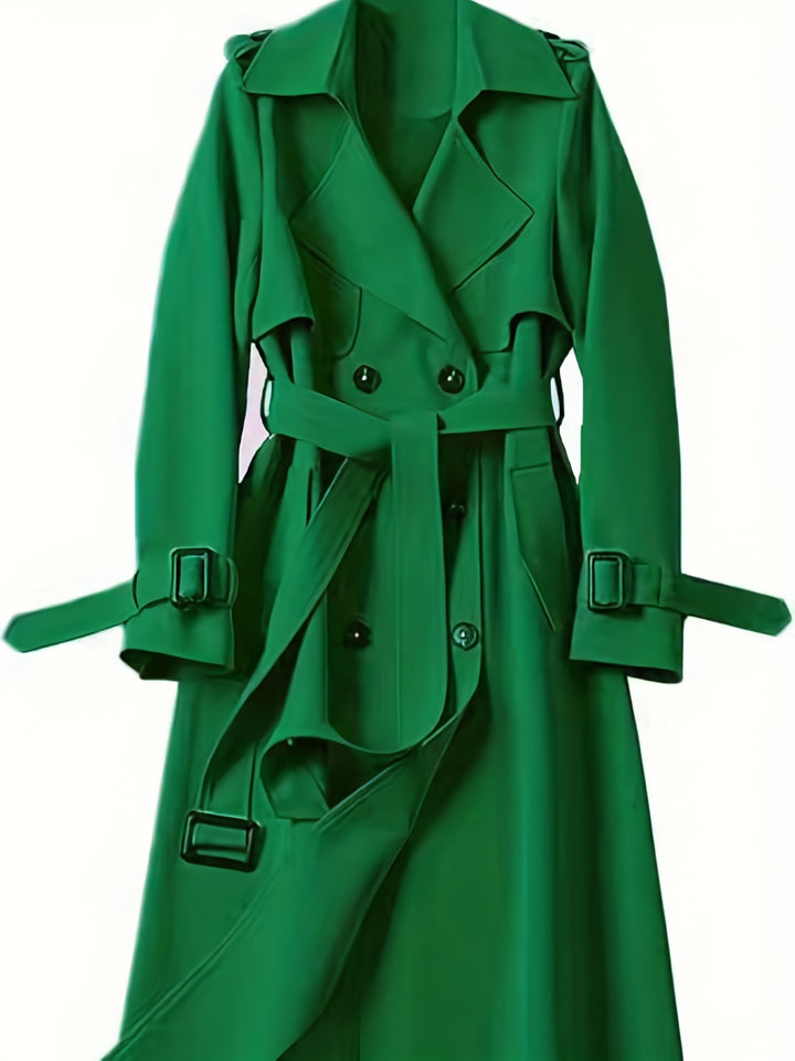 Charlotte | British-Style Double-Breasted Trench Coat